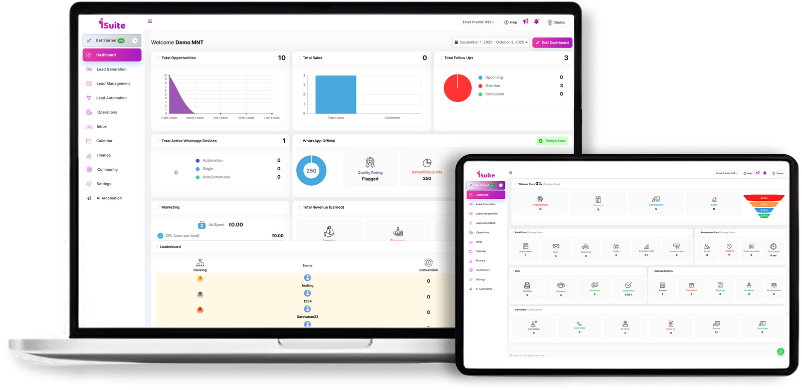 iSuite PMS Dashboard Preview - Advanced Hotel Management Interface